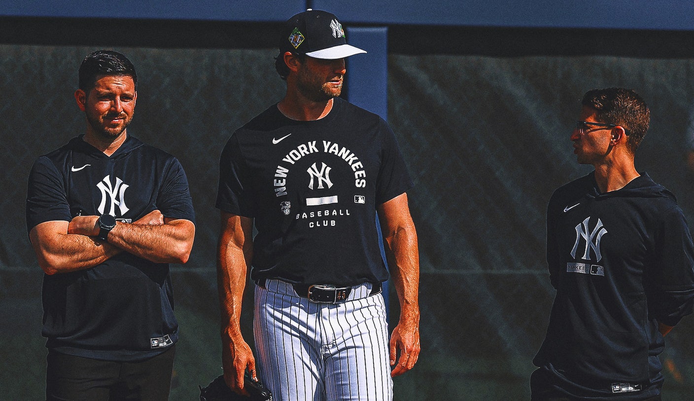 Yankees’ Gerrit Cole Throws 96.9 mph in 1st Session vs. Hitters Since Tommy John Surgical procedure