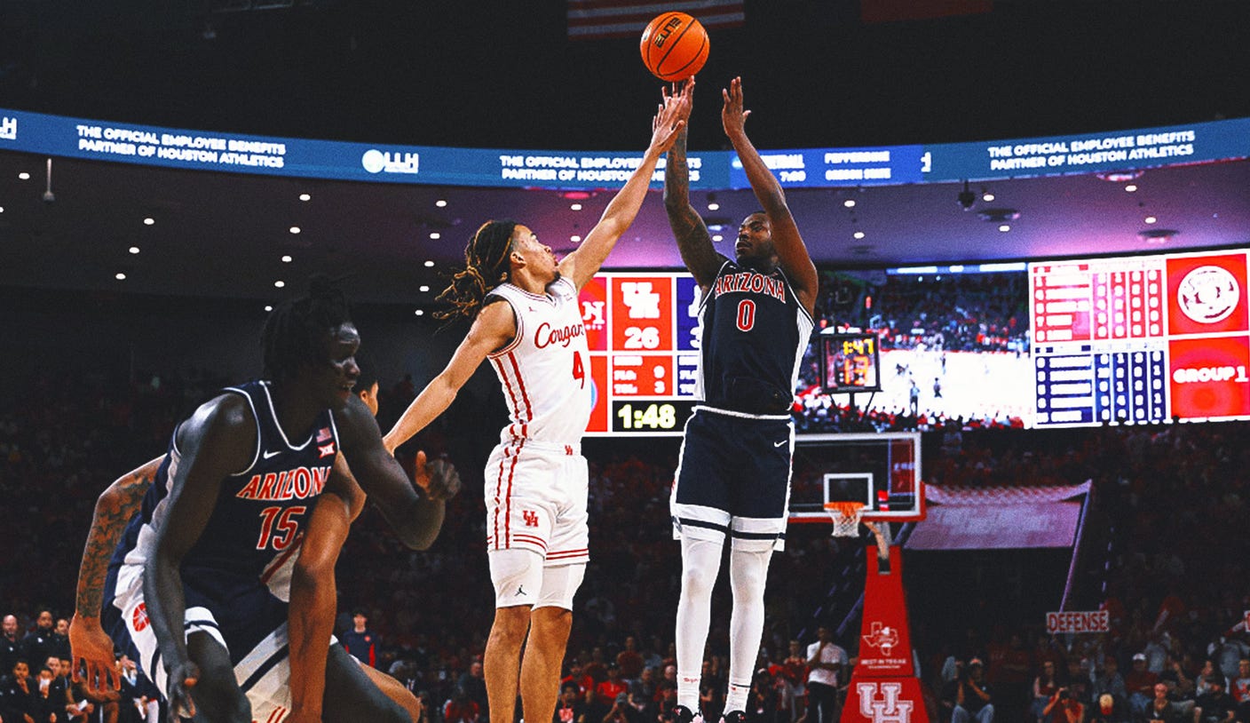 El No. 4 Arizona le propina al No. 2 Houston su primera derrota en casa de la temporada.