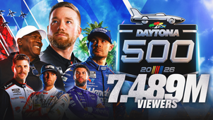 NASCAR Trending Image: 2026 Daytona 500 on FOX Draws 7.5 Million Viewers, Rivals Olympics Coverage