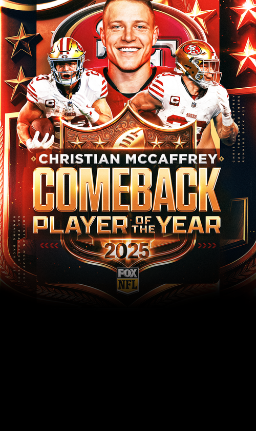 Comeback Complete! 49ers' Christian McCaffery Wins Comeback Player of the Year