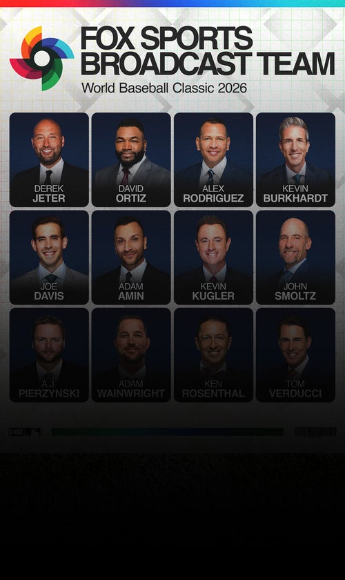 A-Rod, Big Papi, Jeter Headline FOX Sports' 2026 World Baseball Classic Coverage