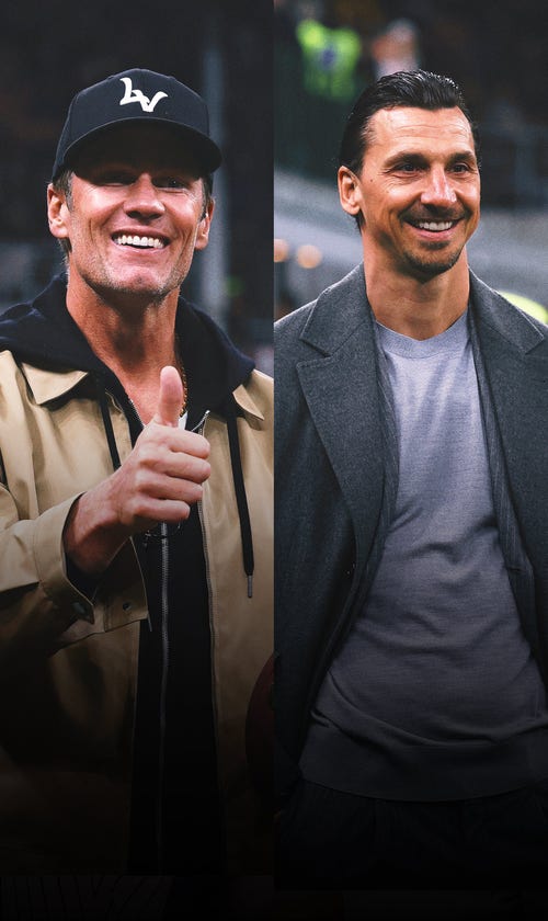 The GOAT Meets The Lion: Tom Brady, Zlatan Ibrahimovic Link Up At AC Milan Match