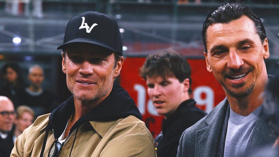 The GOAT Meets The Lion: Tom Brady, Zlatan Ibrahimovic Link Up At AC Milan Match