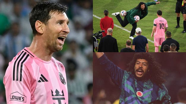 Scorpion Kick! Lionel Messi, Colombia Legend Rene Higuita Recreate Iconic Move