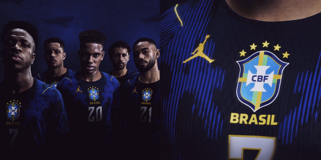 Brazil's 2026 FIFA World Cup Away Kits Revealed As Jordan's