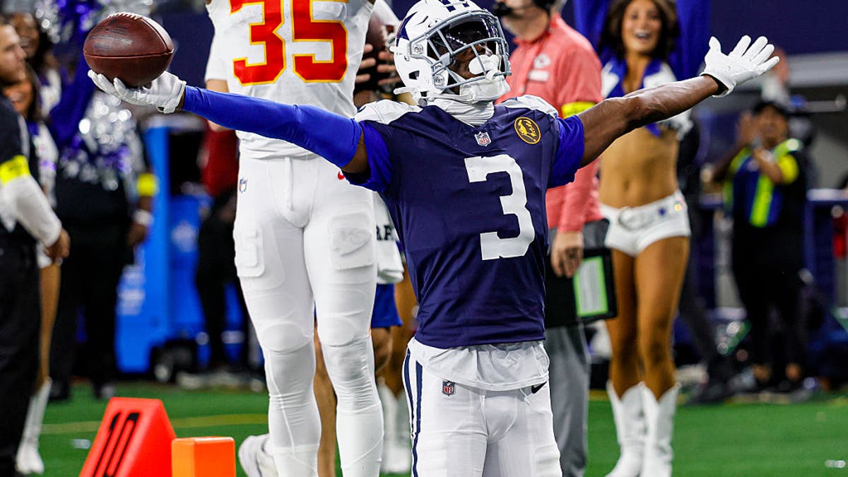 George Pickens broke out with an All-Pro season for the Cowboys, who placed the non-exclusive franchise tag on him before the start of free agency. (Photo by Matthew Pearce/Icon Sportswire via Getty Images)