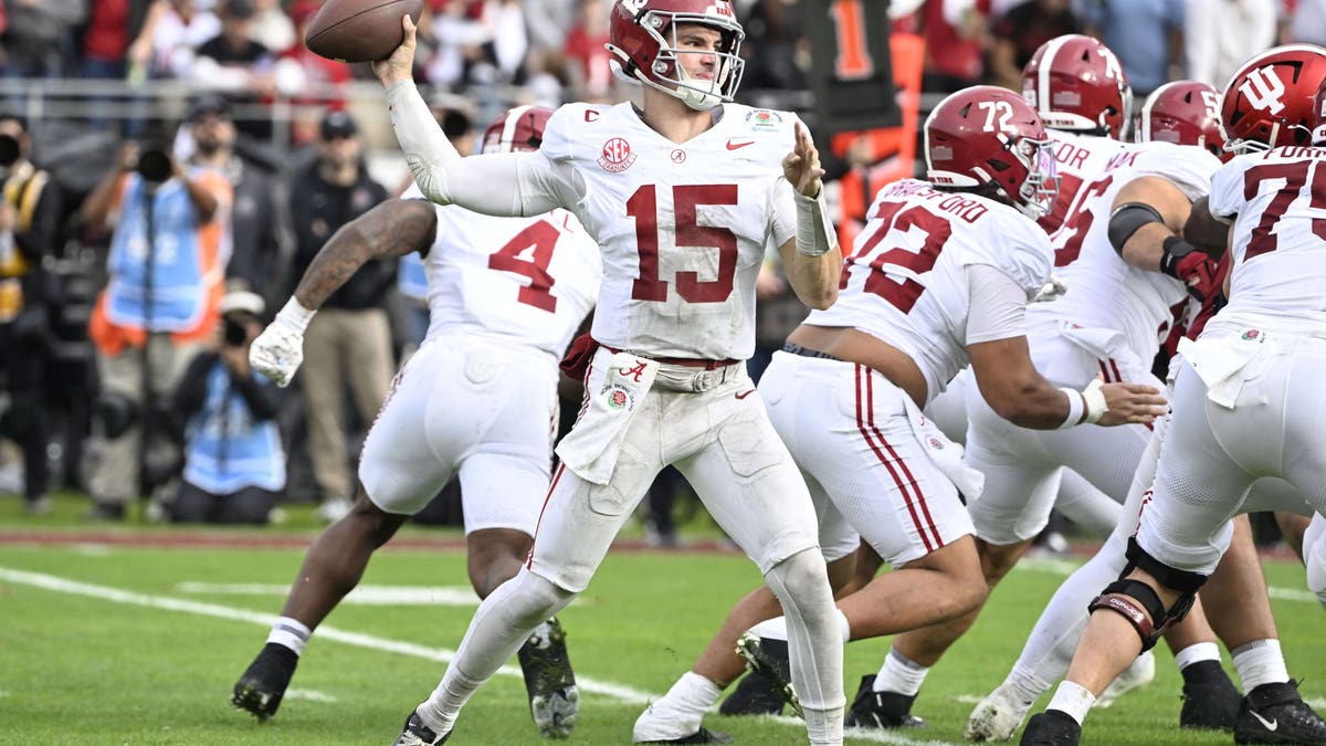 Ty Simpson threw for 3,567 yards and 28 touchdowns this past season. (Photo by Keith Birmingham/MediaNews Group/Pasadena Star-News via Getty Images)