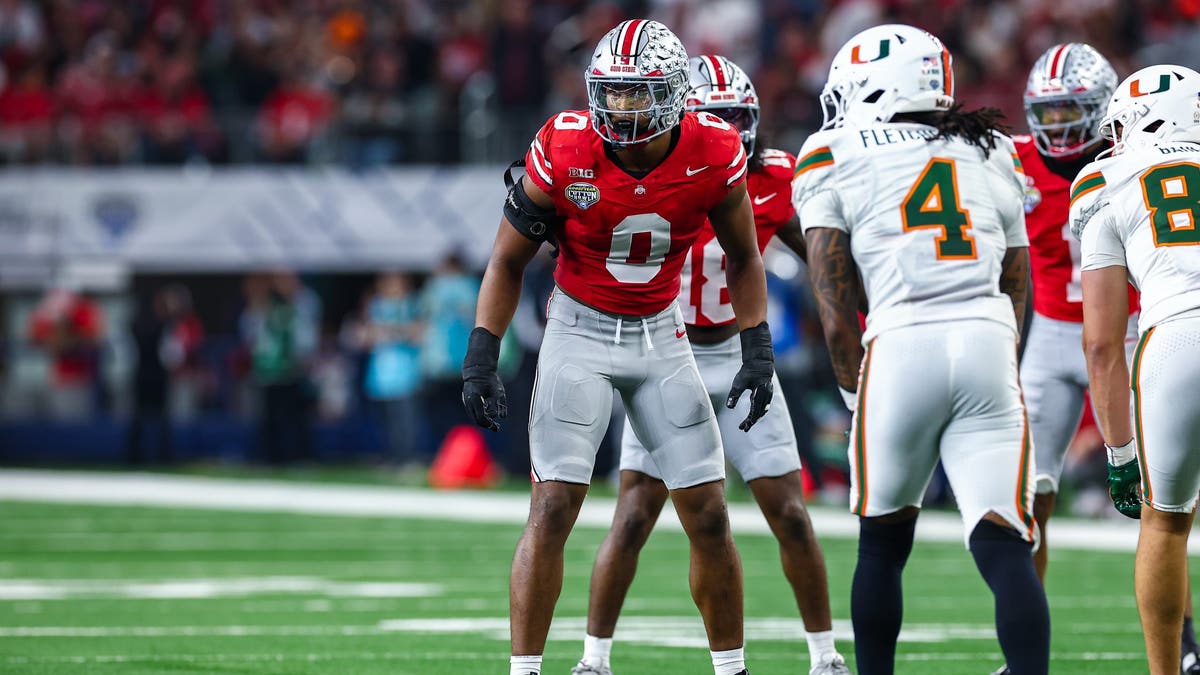 Sonny Styles was named a first-team All-American in 2025. (Photo by Matthew Visinsky/Icon Sportswire via Getty Images)