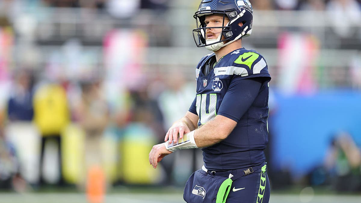 Sam Darnold is a Super Bowl champion, but skepticism remains that he will be a consistently good QB. (Photo by Ronald Martinez/Getty Images)