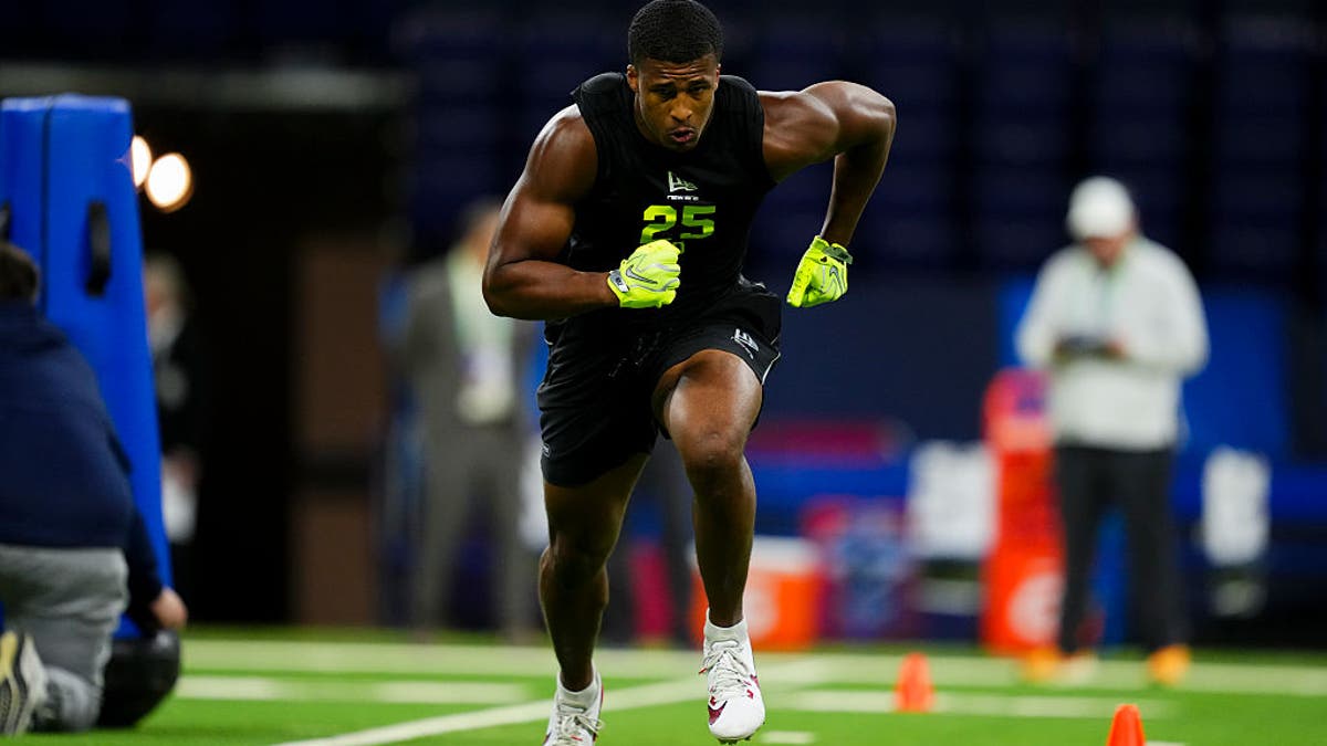 The Giants could go in several directions with their top pick. The best might be nabbing linebacker Sonny Styles if he's available. (Photo by Cooper Neill/Getty Images)