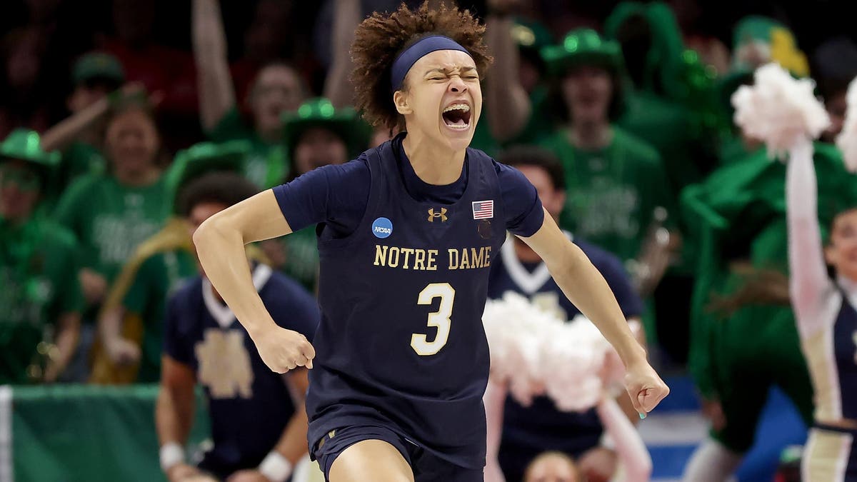 If you dribble near Hannah Hidalgo, odds are she is going to steal that basketball. (Photo by Kirk Irwin/Getty Images)