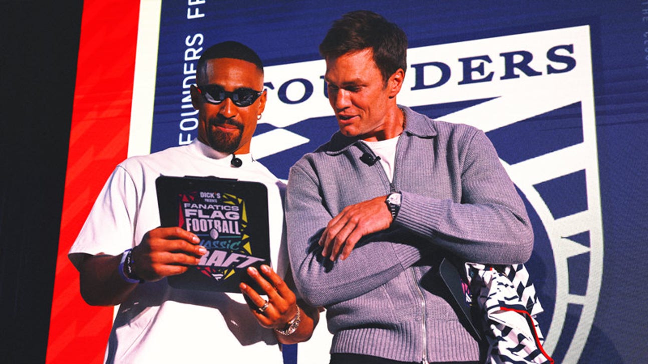 Brady, Gronk, Hurts, Burrow: Fanatics Flag Football Classic Draft Results