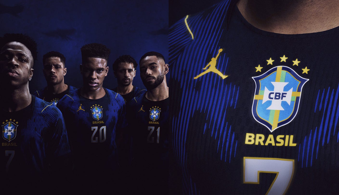 Brazil's 2026 FIFA World Cup Away Kits Revealed As Jordan's