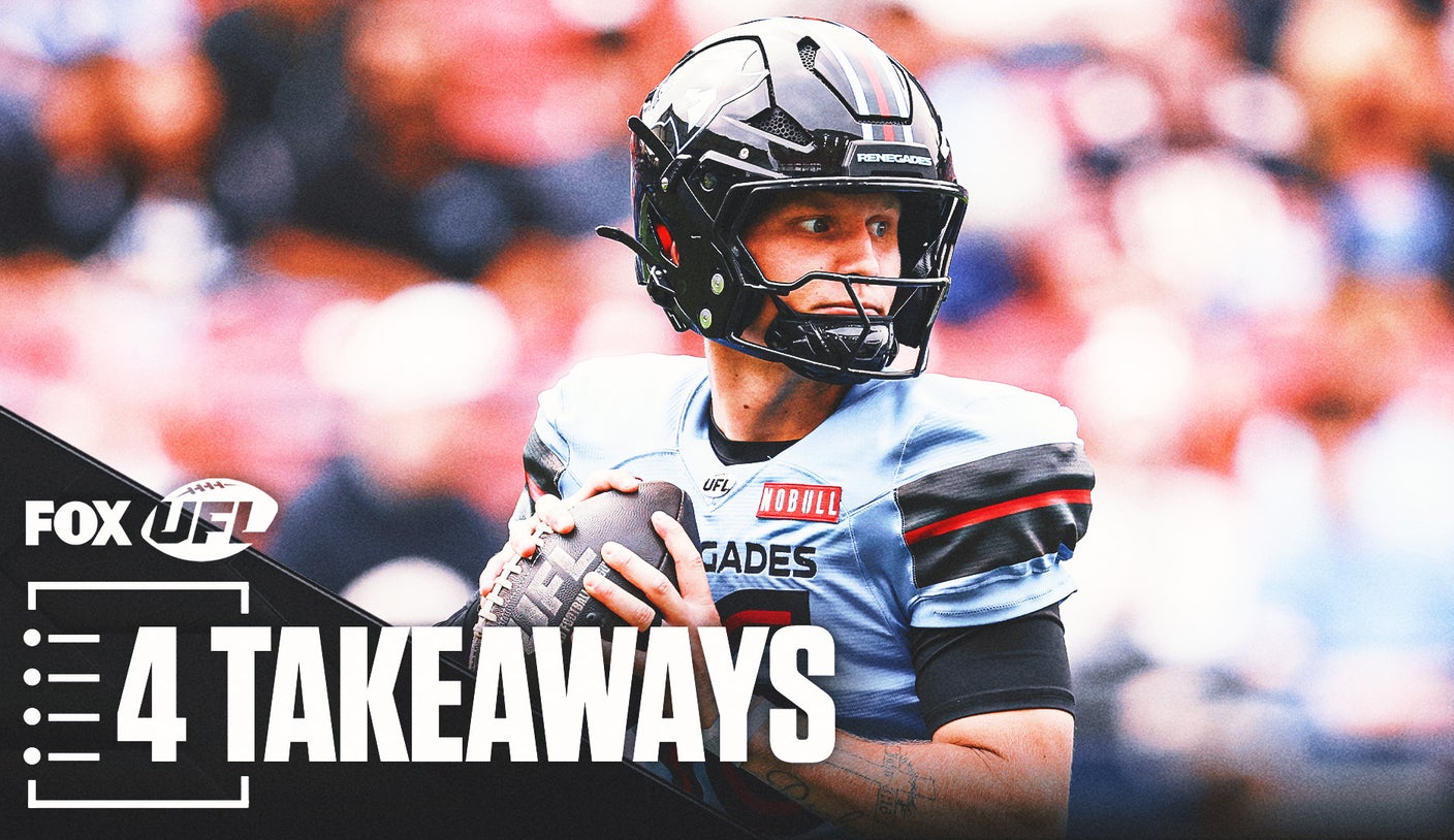 4 Takeaways: UFL Week 1