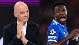 Next Story Image: The 'Vinicius Rule'? FIFA President Gianni Infantino Suggests Red Cards For Mouth Covering