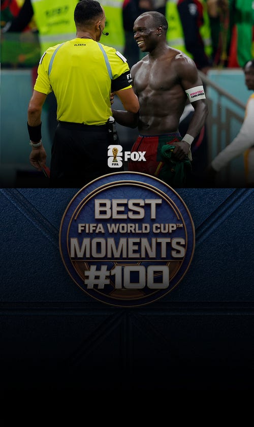 Shirtless Joy And A Red Card?! Why This Goal Is A Men's World Cup Top 100 Moment