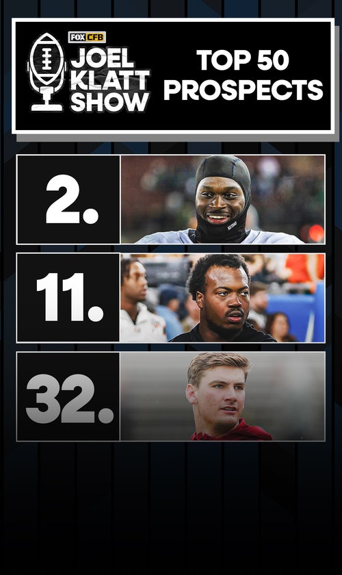 2026 NFL Draft: Joel Klatt's Top 50 Prospects Show Changing of the Guard in CFB