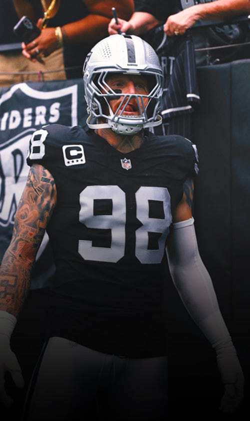 Maxx Crosby's Message to Fans After Ravens Trade Snafu: 'I'm A Raider. I’m Back'