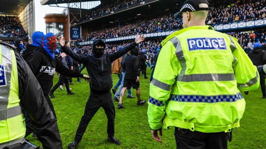 Old Firm Chaos In Scotland! Celtic, Rangers Fans Separated Amid Clashes