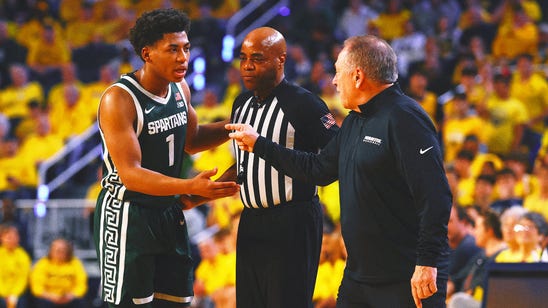 Michigan State's Jeremy Fears T'd Up for Kick Toward Groin of Michigan's Elliot Cadeau