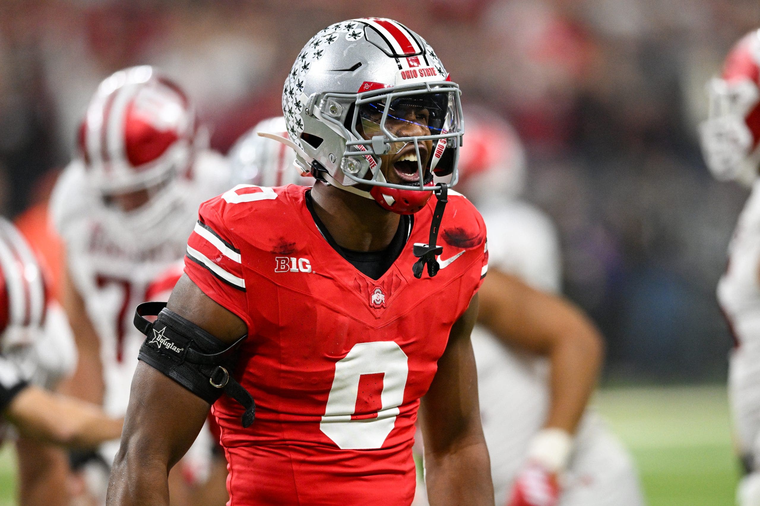 Sonny Styles of Ohio State (Photo by James Black/Icon Sportswire via Getty Images)