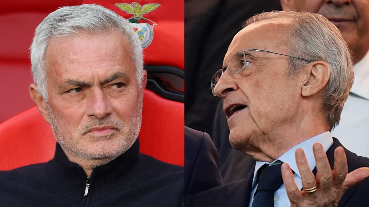 GFX José Mourinho Florentino Pérez