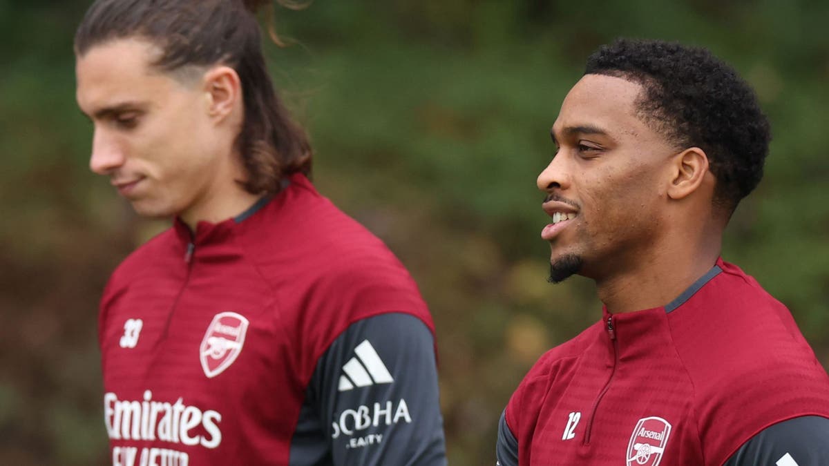 Arsenal FC Training Session And Press Conference - UEFA Champions League 2025/26 League Phase MD4