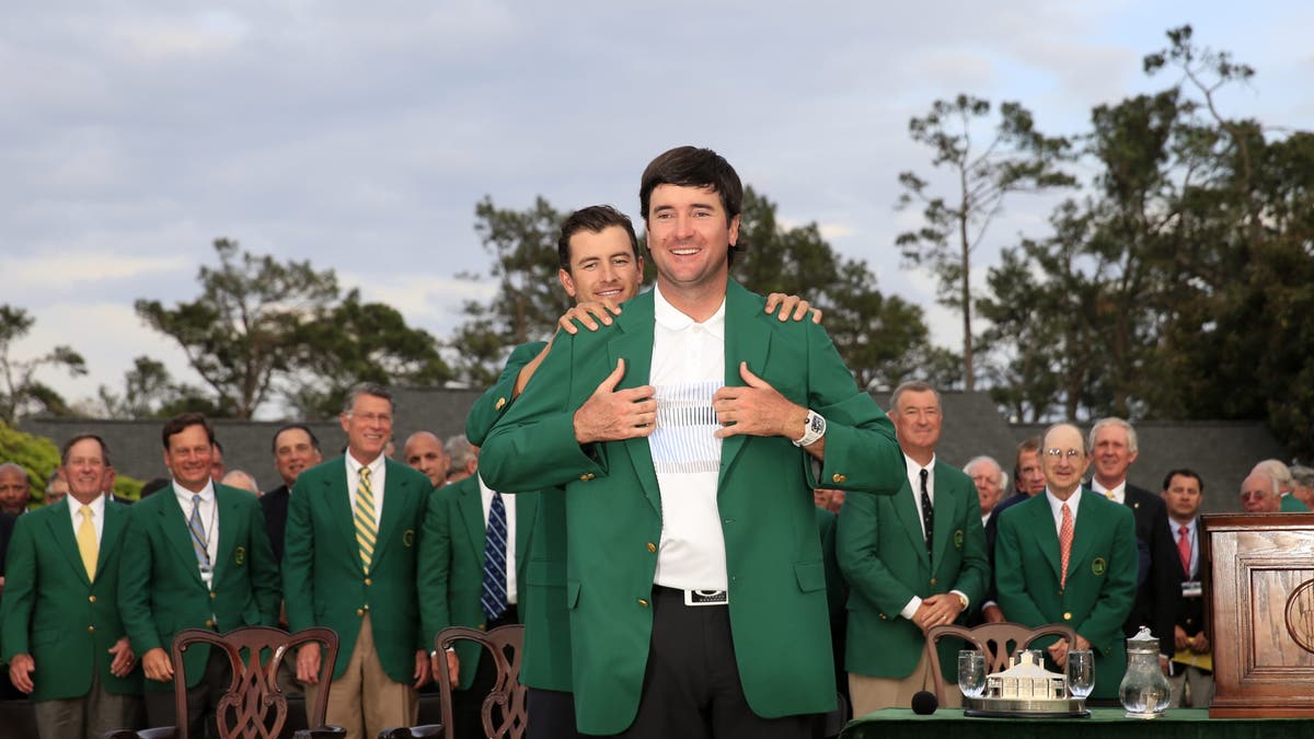 Bubba Watson is one of two golfers who've won the Masters twice competing in this weekend's event. (Photo by Augusta National/Getty Images)
