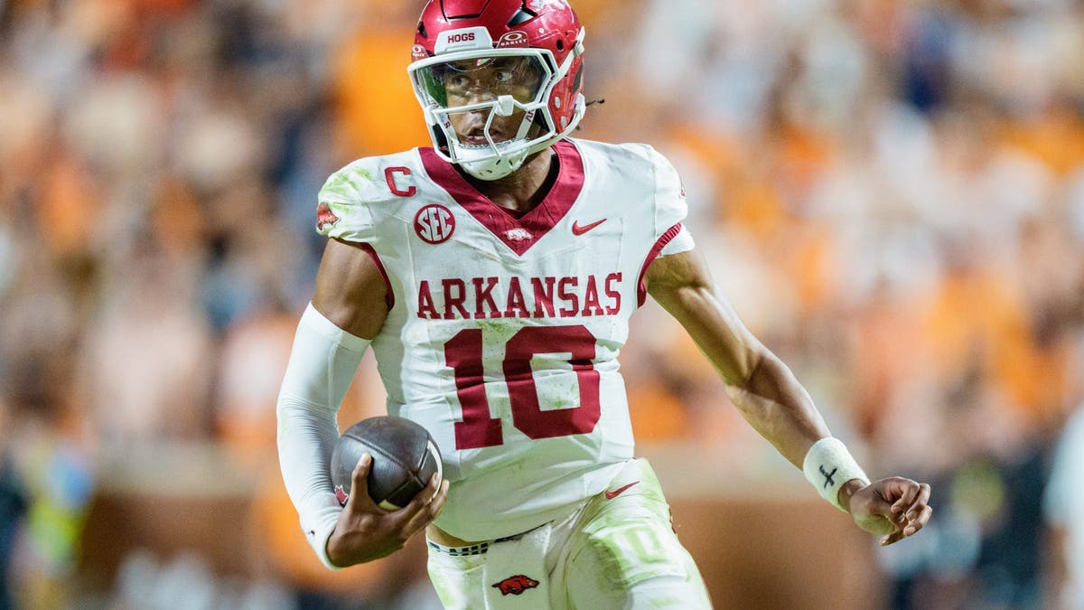 Taylen Green shined at the combine. (Photo by Jacob Kupferman/Getty Images)
