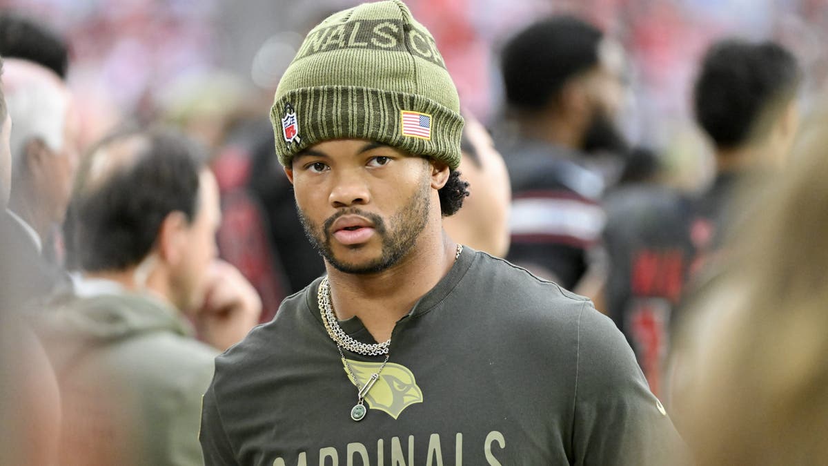 Kyler Murray found a home to potentially revive his career with the Vikings after getting released by the Cardinals. (Photo by Norm Hall/Getty Images)