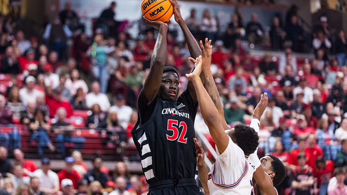 Moustapha Thiam was a significant part of Cincinnati's late-season surge, averaging 17.7 points over the final nine games. (Photo by John E. Moore III/Getty Images)