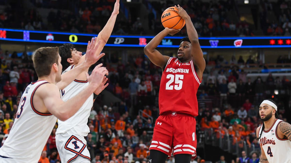 John Blackwell averaged 19.1 points and 5.1 rebounds, earning All-Big Ten honors as a junior at Wisconsin. (Photo by Aaron J. Thornton/Getty Images)