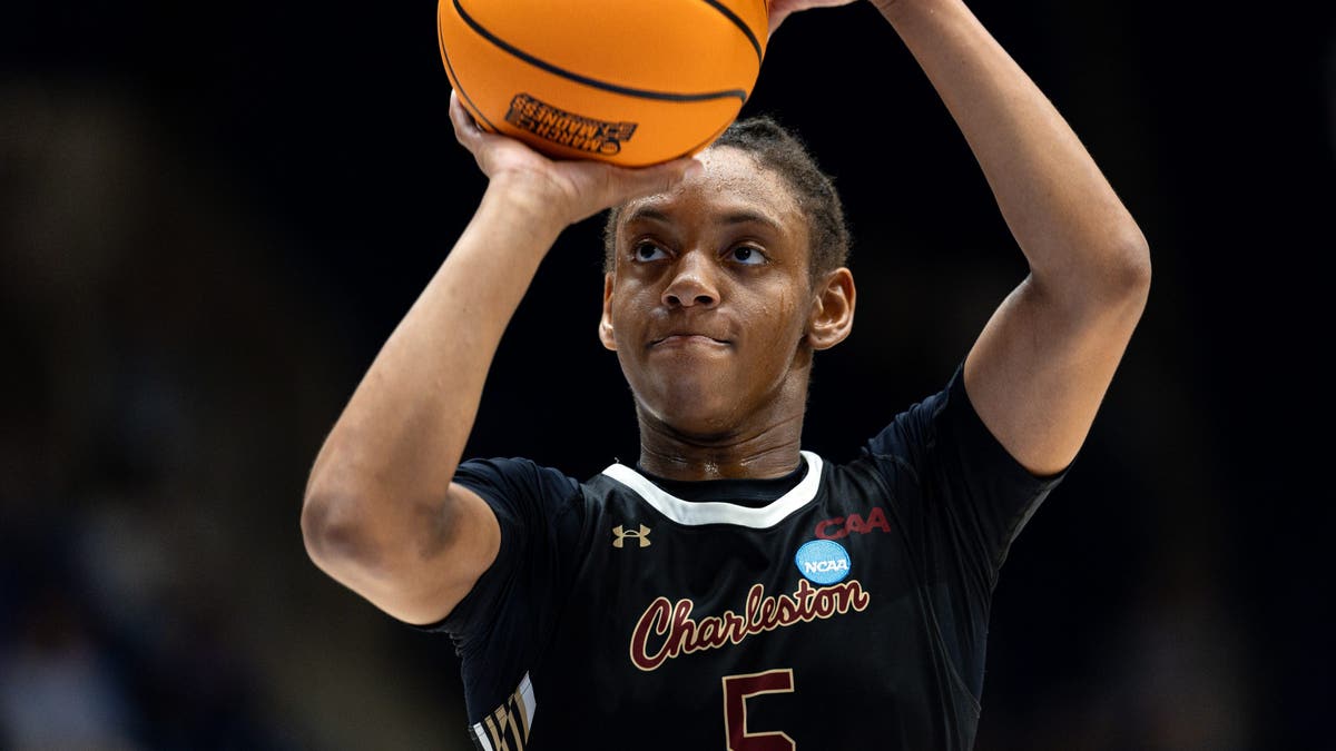 Charleston standout Taryn Barbot takes a free throw during a first round game of the 2026 NCAA Women's Basketball Tournament against Duke. (Photo by Peyton Williams/NCAA Photos via Getty Images)