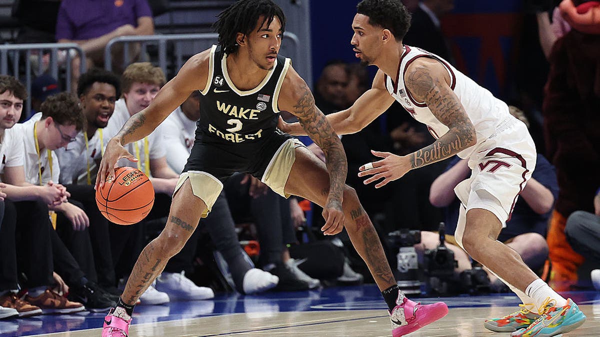 Juke Harris averaged 21.4 points per game during his sophomore season at Wake Forest. (Photo by John Byrum/Icon Sportswire via Getty Images)