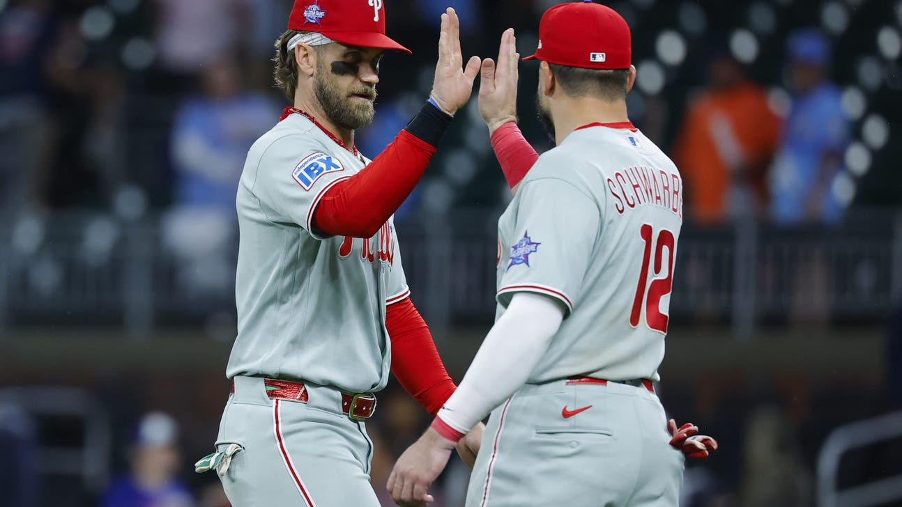 Bryce Harper, Phillies Snap 10-Game Skid With Extra-Inning Win Over Braves