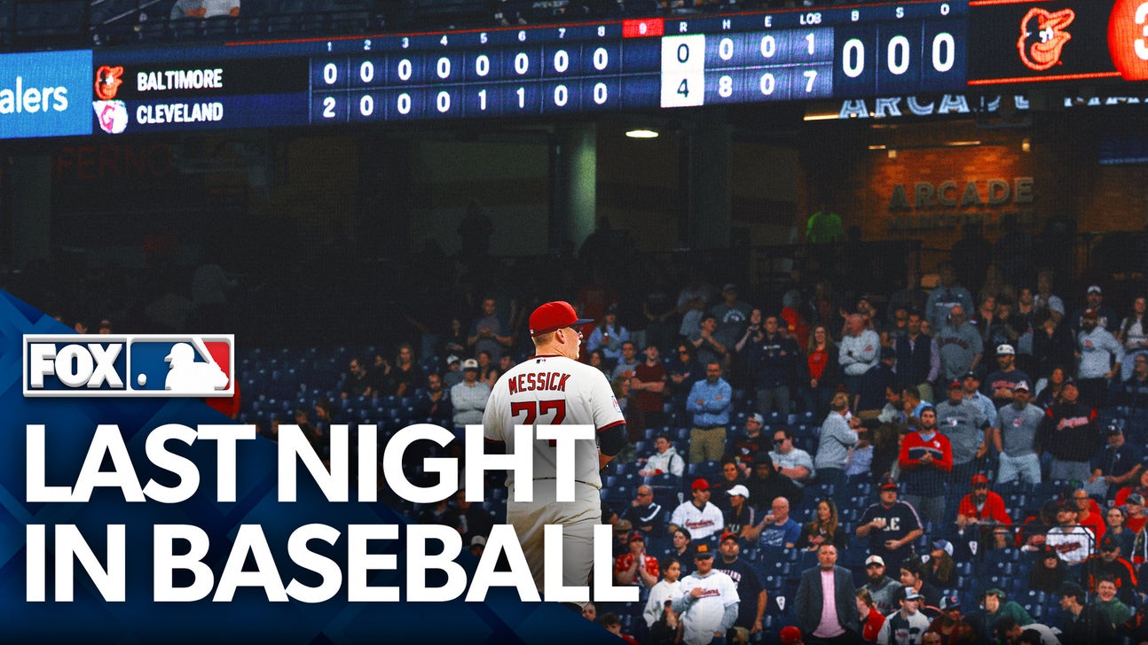 Last Night in Baseball: A Near No-No For Guardians Thriving Rookie
