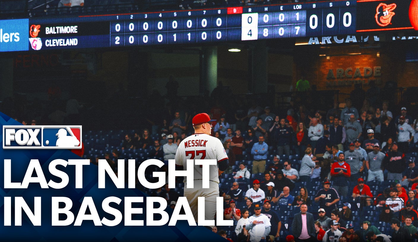 Last Night in Baseball: A Near No-No For Guardians Thriving Rookie