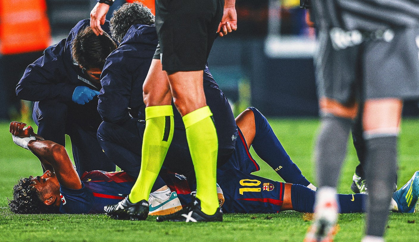 Barcelona’s Lamine Yamal Forced Off Due To Injury Moments After Scoring