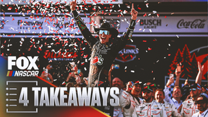 NASCAR Trending Image: 4 Takeaways From Carson Hocevar's Epic Talladega Win & Celebration