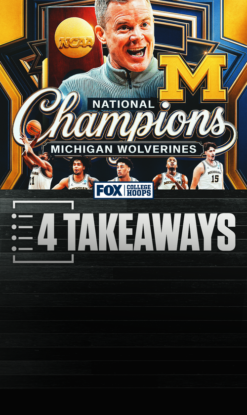 4 Takeaways From Michigan's NCAA Men's National Championship Game Win