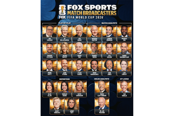 FOX Sports Unveils World-Class Lineup Of Match Commentators and Reporters Covering FIFA World Cup 2026™