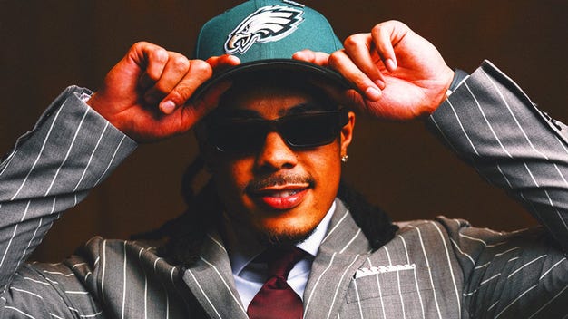 NFL Draft Video Shows Eagles Taking Makai Lemon As He Was Talking to Steelers