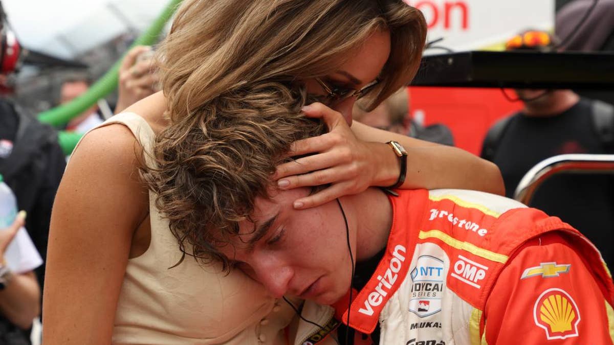 David tras quedar segundo por 0,0233 segundos en la Indy 500 de 2026. (Matt )