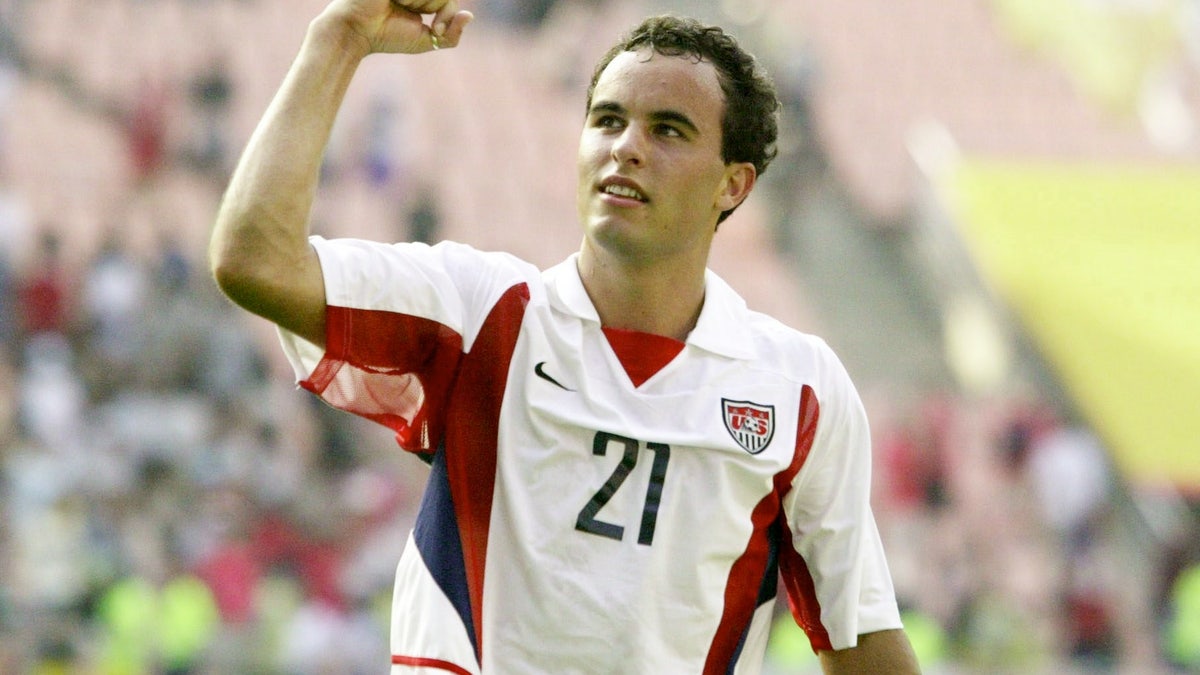Landon Donovan broke through at the 2002 World Cup. (Photo by Henri Szwarc/Bongarts/Getty Images)