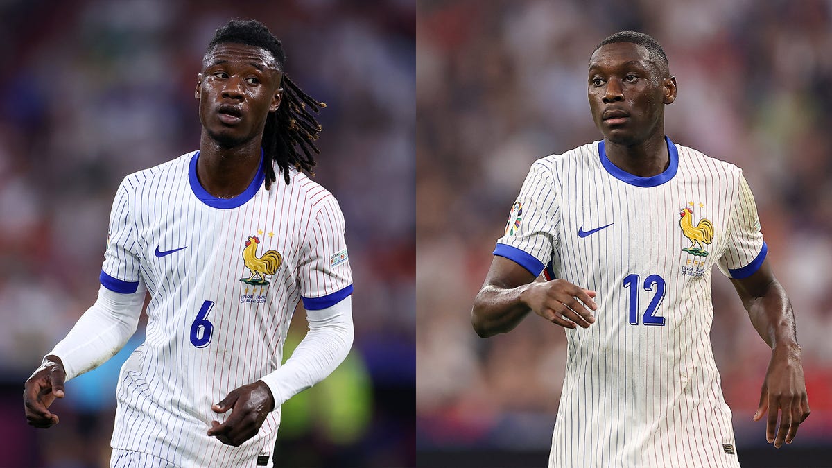 Eduardo Camavinga and Randal Kolo Muani are staying back. (Getty Images)