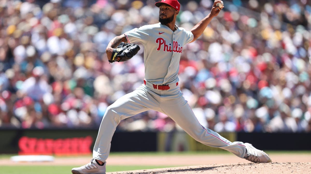 Cristopher Sánchez of the Phillies is currently the +145 favorite to win the National League Cy Young (Getty Images).