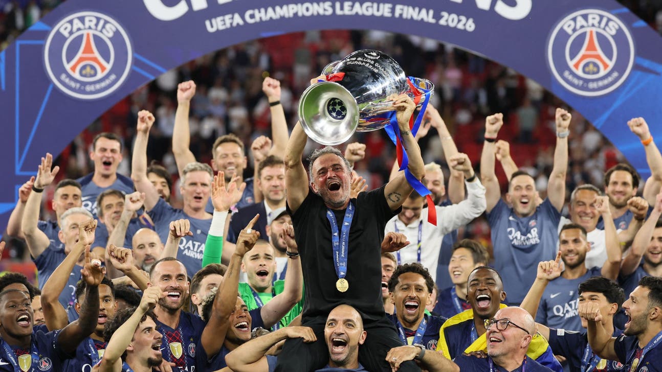 Luis Enrique, Marquinhos Get Emotional After PSG's Champions League Win
