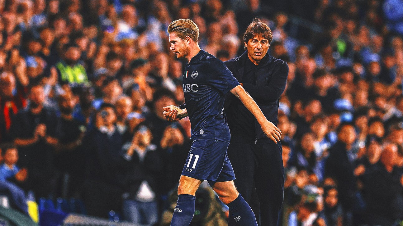 Napoli's Kevin De Bruyne Suffers Split Cheekbone, Antonio Conte Confirms
