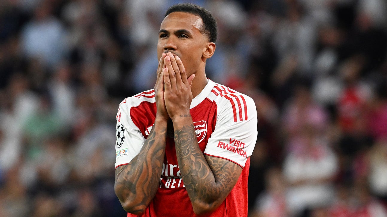 Arsenal's Gabriel Breaks Silence On 'Painful' Champions League Final Penalty Miss