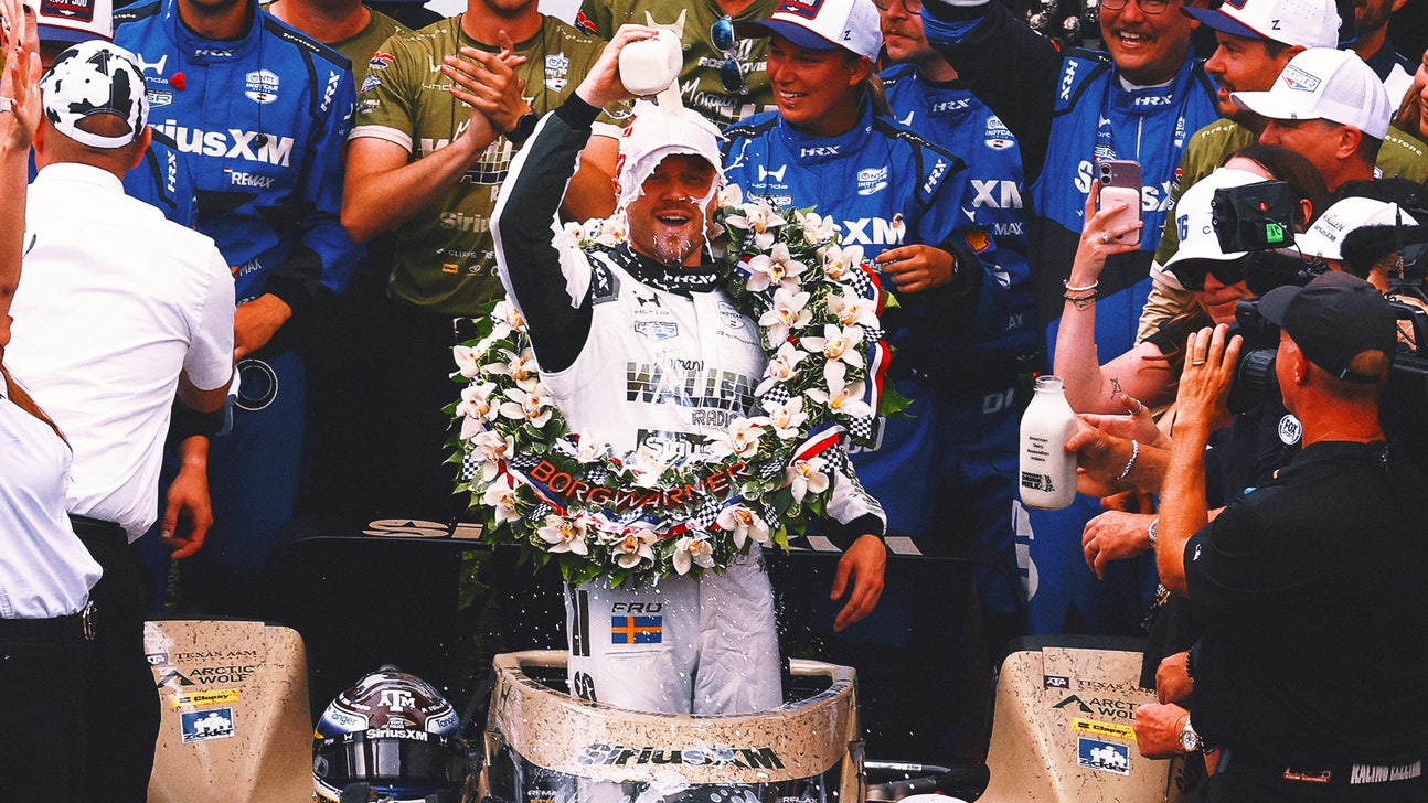 Photos: Felix Rosenqvist Celebrates Sweet Indy 500 Victory With Milk